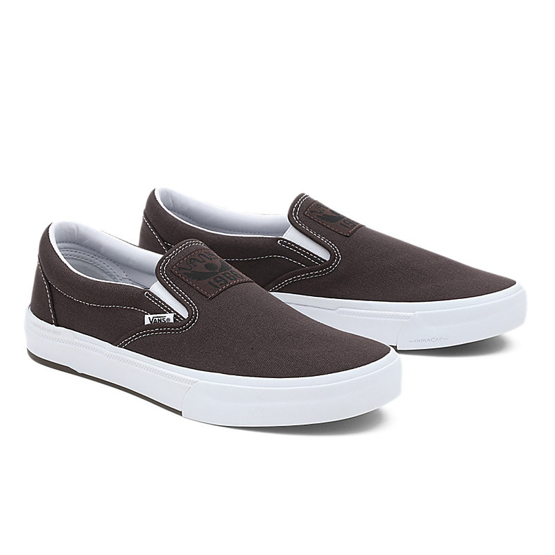 Sepatu Vans BMX Slip On Dakota Roche Brown White | Vans Indo