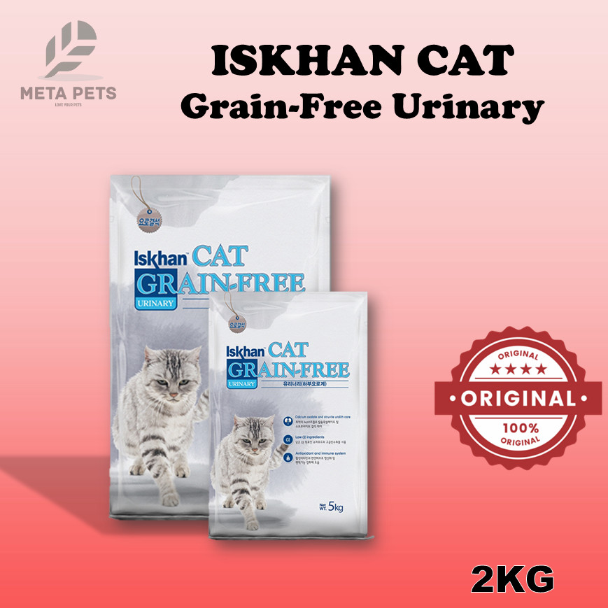 ORIGINAL CAT FOOD | Iskhan Cat Grain-Free Urinary Care 2kg Kemasan Repack