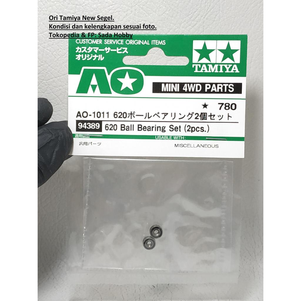 Tamiya 94389 620 Ball Bearing Set 2pcs Original Mini 4WD Parts AO-1011 Segel Baru Kondisi Sesuai Fot