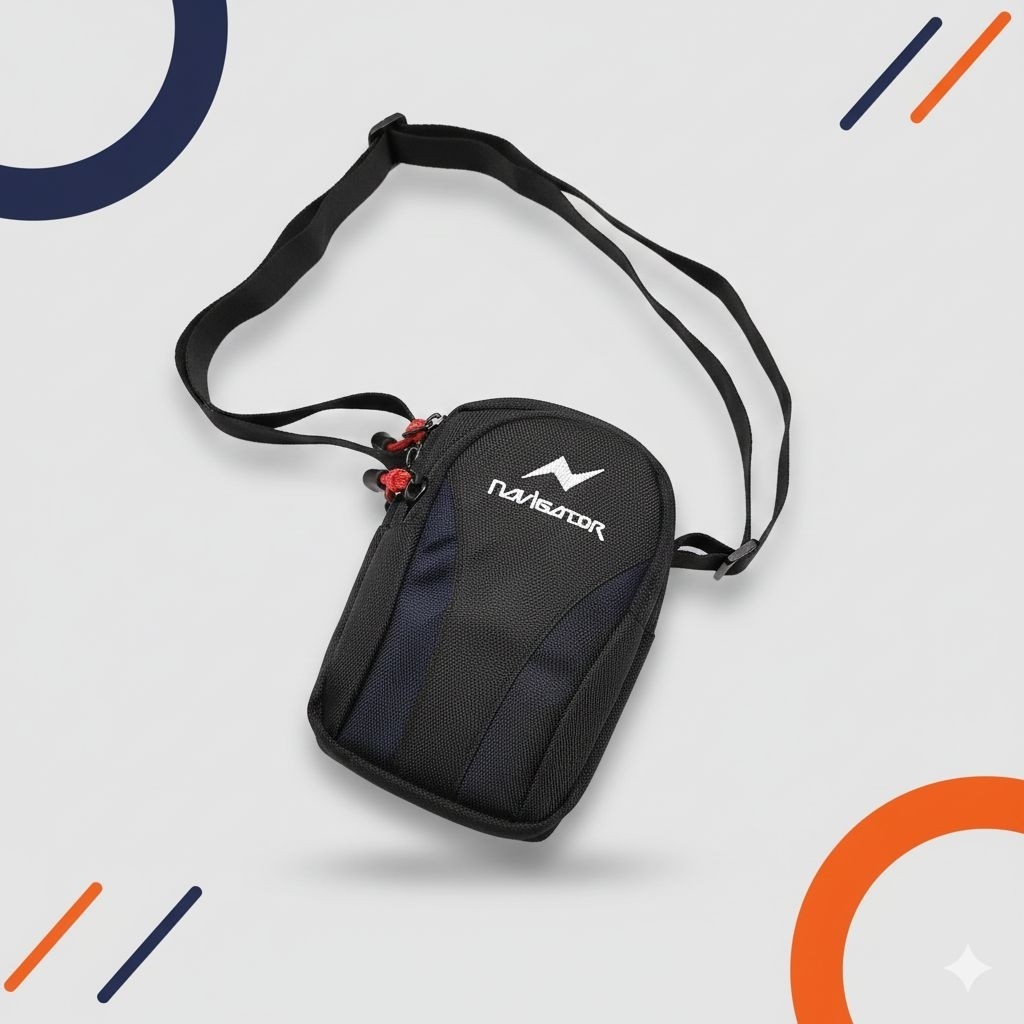 TAS HP TAS PINGGANG TEMPAT HP PRIA TAS SELEMPANG NAVIGATOR SANTAI TEBAL KEKINIAN MURAH BISA COD