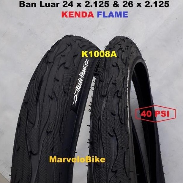 Ban Luar Sepeda 24 x 2.125 26 x 2.125 Kenda Flame K1008A
