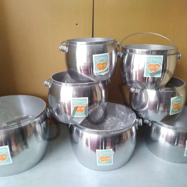 Periuk Masak Nasi / Rante Kasih / Aluminium