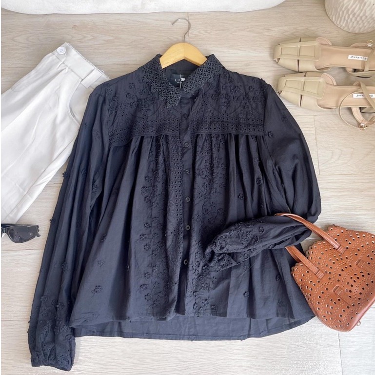 Fortuna Top Ruffle LFY 1586 | Atasan Wanita | Kemeja wanita