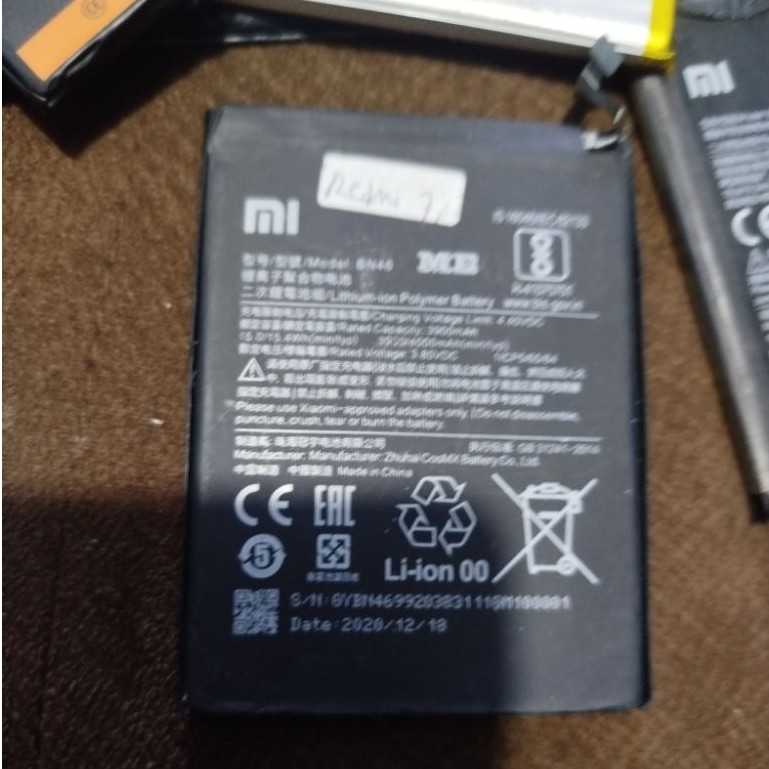 baterai original copotan redmi 7/Redmi note 8(BN46