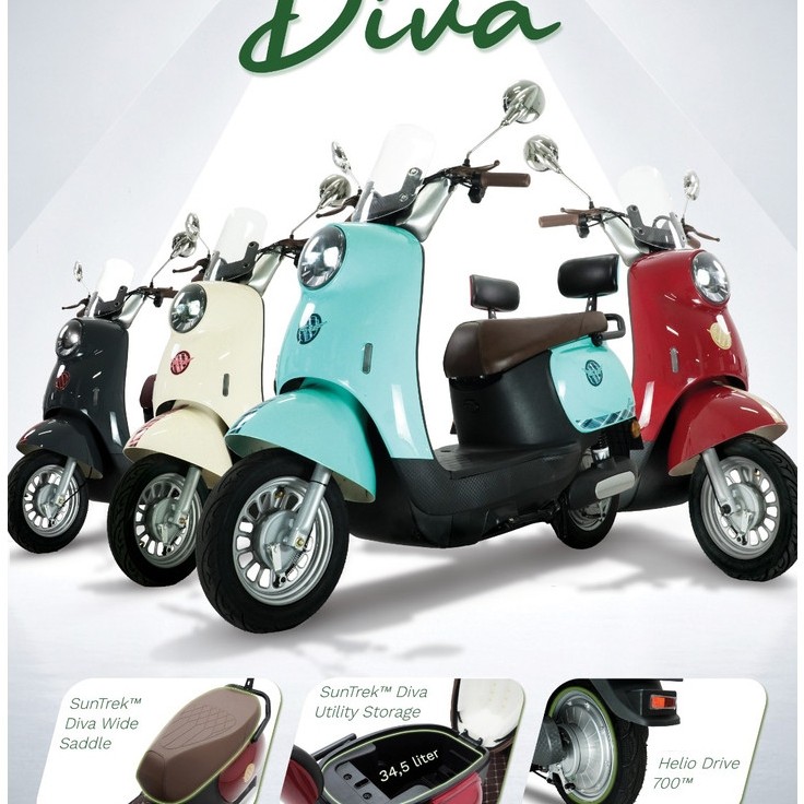 Sepeda Listrik Sunrace Diva Power Motor 700W Battery Graphene 48V 12Ah