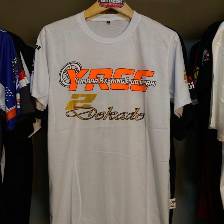 Ready Stock - Bakulkaosking T-SHIRT 2 DEKADE YRCC YAMAHA RXKING CLUB CIMAHI