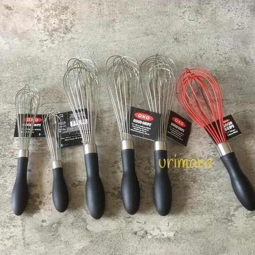 HARGA DISC - OXO Good Grips Whisk, Balloon Whisk, Silicone Whisk, Sauce and Gravy Whisk