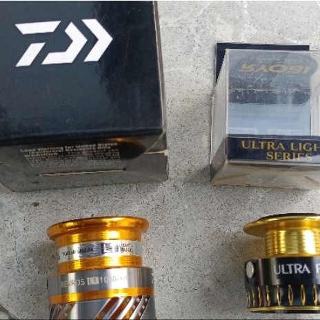 spool ryobi ultra power 1000 & daiwa revros lt 1000