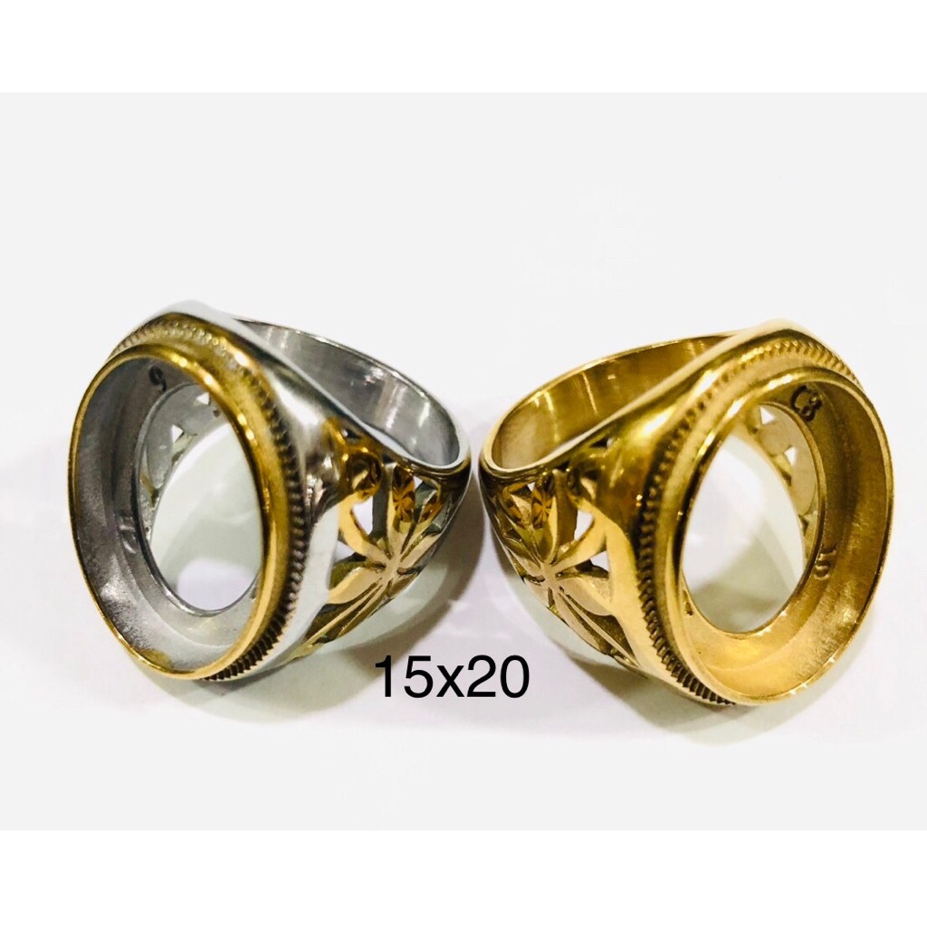 RING EMBAN CINCIN TITANIUM 15x20