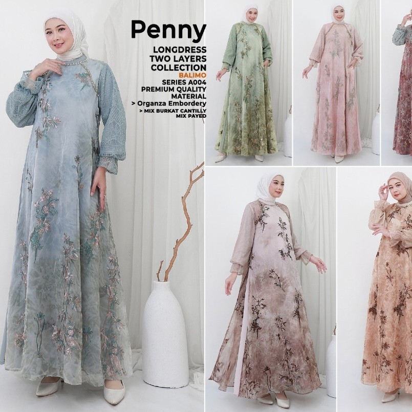 Balimo Penny / Gamis Balimo / Dress balimo premium / Balimo Original