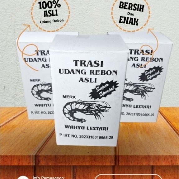 TERASI, TRASI,TERASI UDANG, TERASI REBON ASLI,TRASI UDANG REBON ASLI JUWANA, TERASI KHAS PATI, TRASI