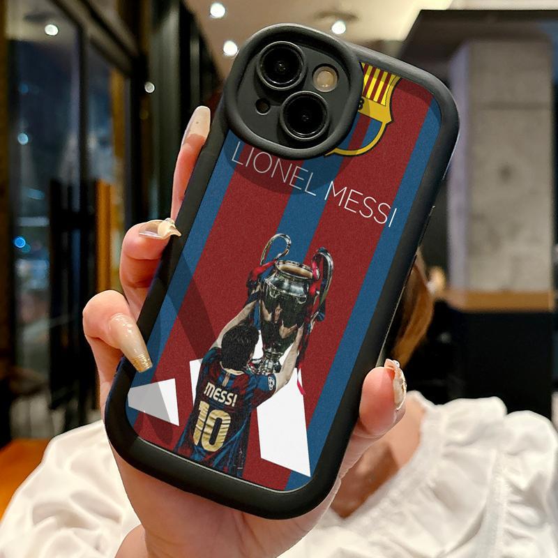 Soft Case For POCO X3 NFC Pro C75 M5s Silicon Camera Unik Logo Klub Barcelona Cassing Hp Casin