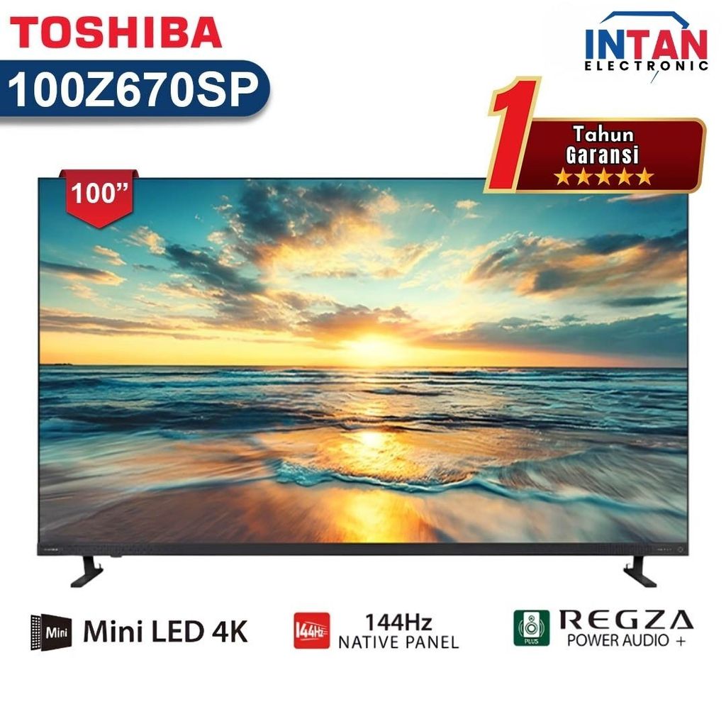 TOSHIBA QLED TV 100 INCH 100Z670SP 4K UHD SMART TV MEDAN