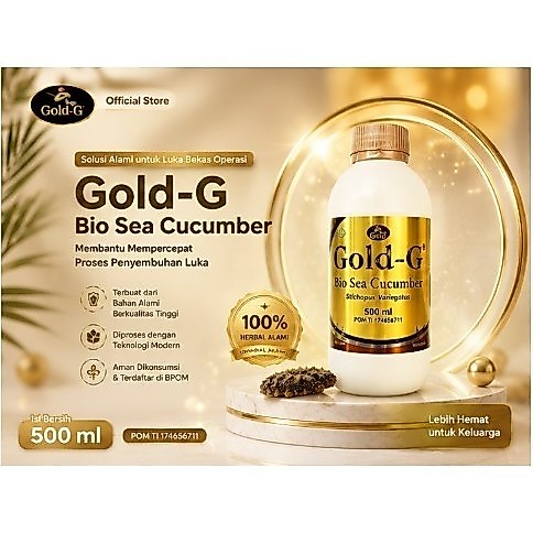 Nutrisi Herbal Gold G Jelly Gamat Premium