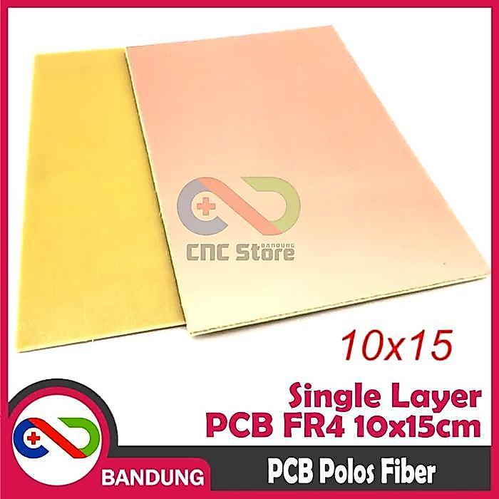 PCB Polos FR4 Fiber Single Double Layer PCB Kosong HQ Ukuran 10x15cm & 15x20cm untuk Proyek DIY