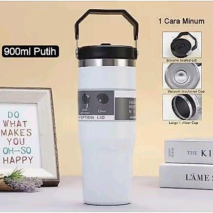 New Arrival Tumbler Jinjing Stainless 900ml Tahan Panas Dingin Botol Minum Portable Stainless Steel 