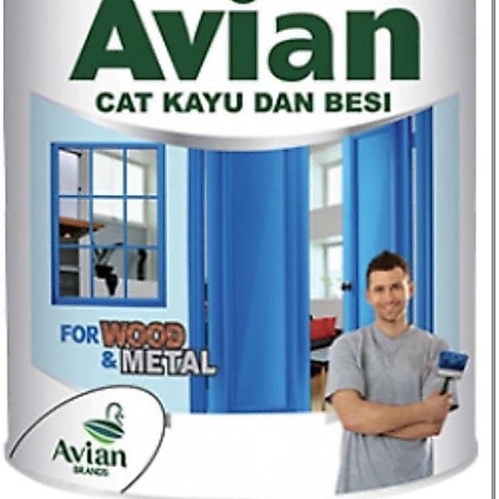 Avian putih 1 kg cat kayu besi AVIAN PAINT (putih/ hitam)