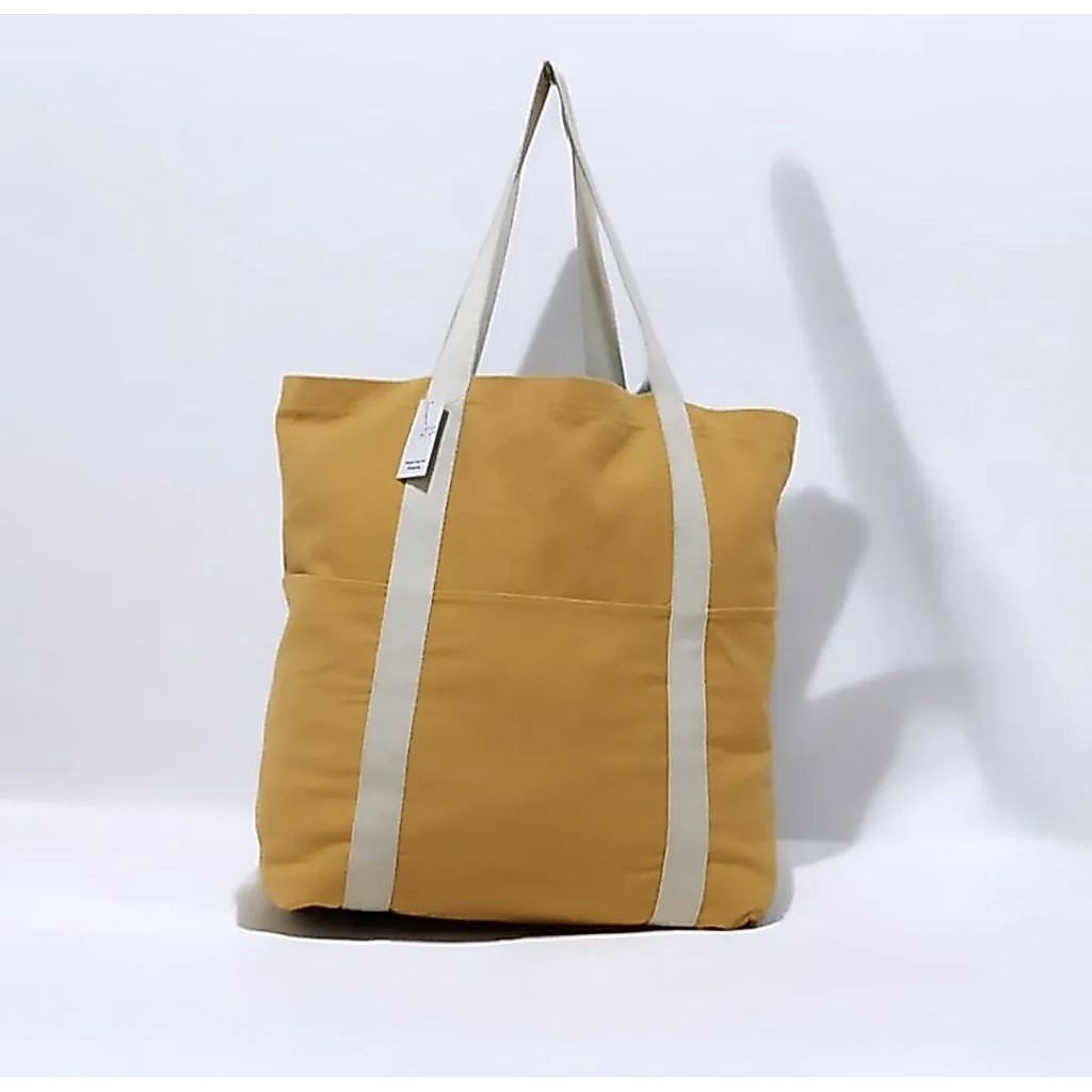 Asos Mustard Unisex Big Shopper / Tote Bag