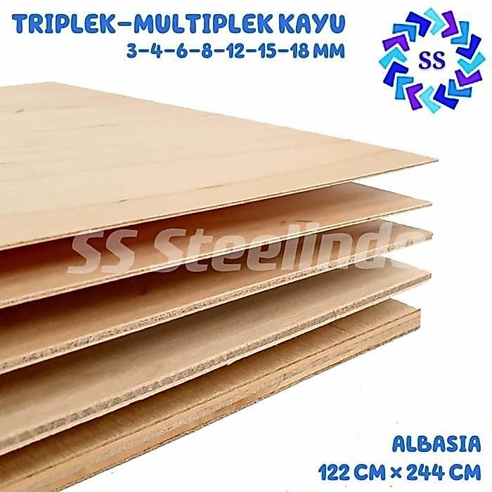 Triplek / Multiplek 3Mm 4Mm 6Mm 8Mm 12Mm 15Mm 18Mm Dan Melamine