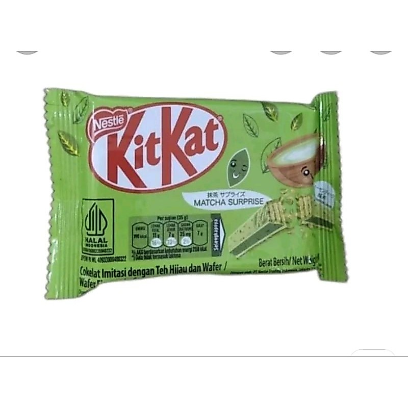 KitKat 4F Green tea , biasa, gold fest 35g