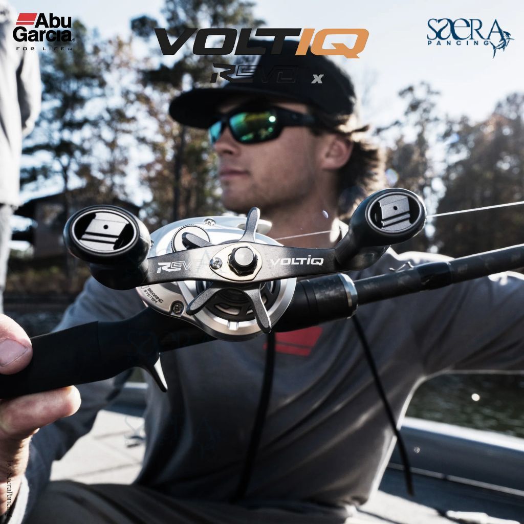 Saera Pancing Reel Pancing Abu Garcia Revo5 X VoltiQ Low Profile Left Handle HS BC Fishing