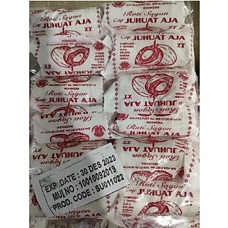 Kue sagon Putih sagon bakar Juhuat Roti sagon juhuat aja isi 12