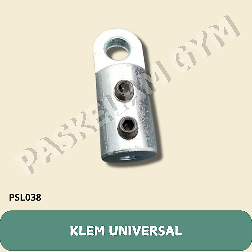 Sparepart Alat Fitness Klem Tali Sling Klem Universal Skun Baja