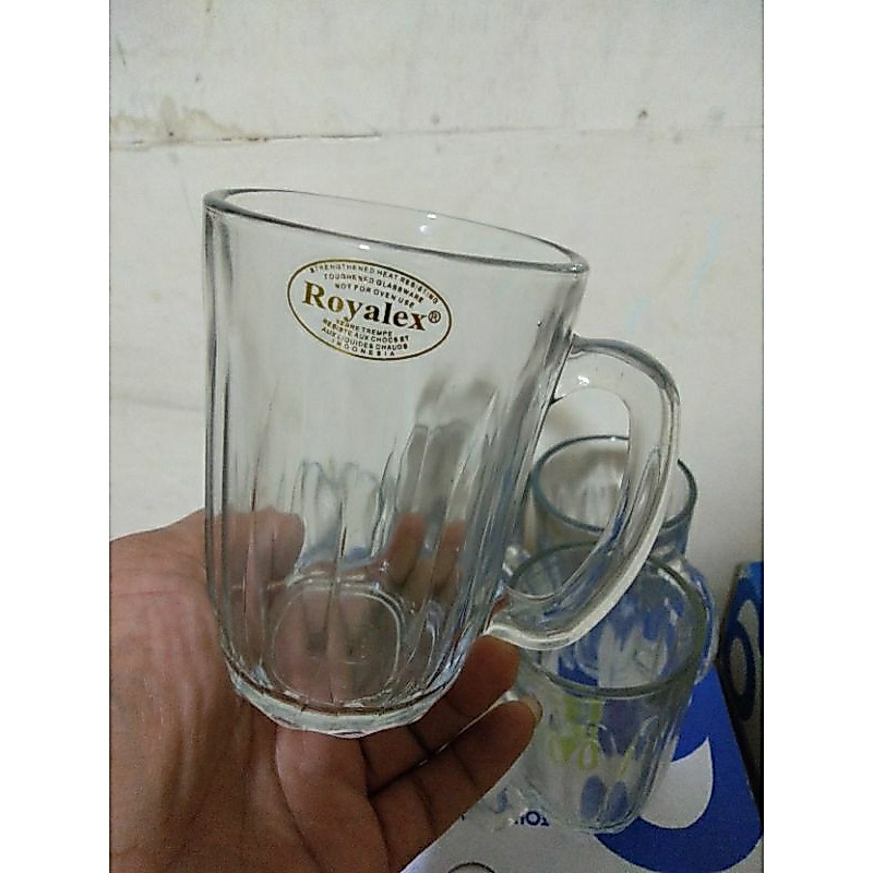 Gelas Royalex Gagang belimbing 12 pcs 270 ml 9.5 oz