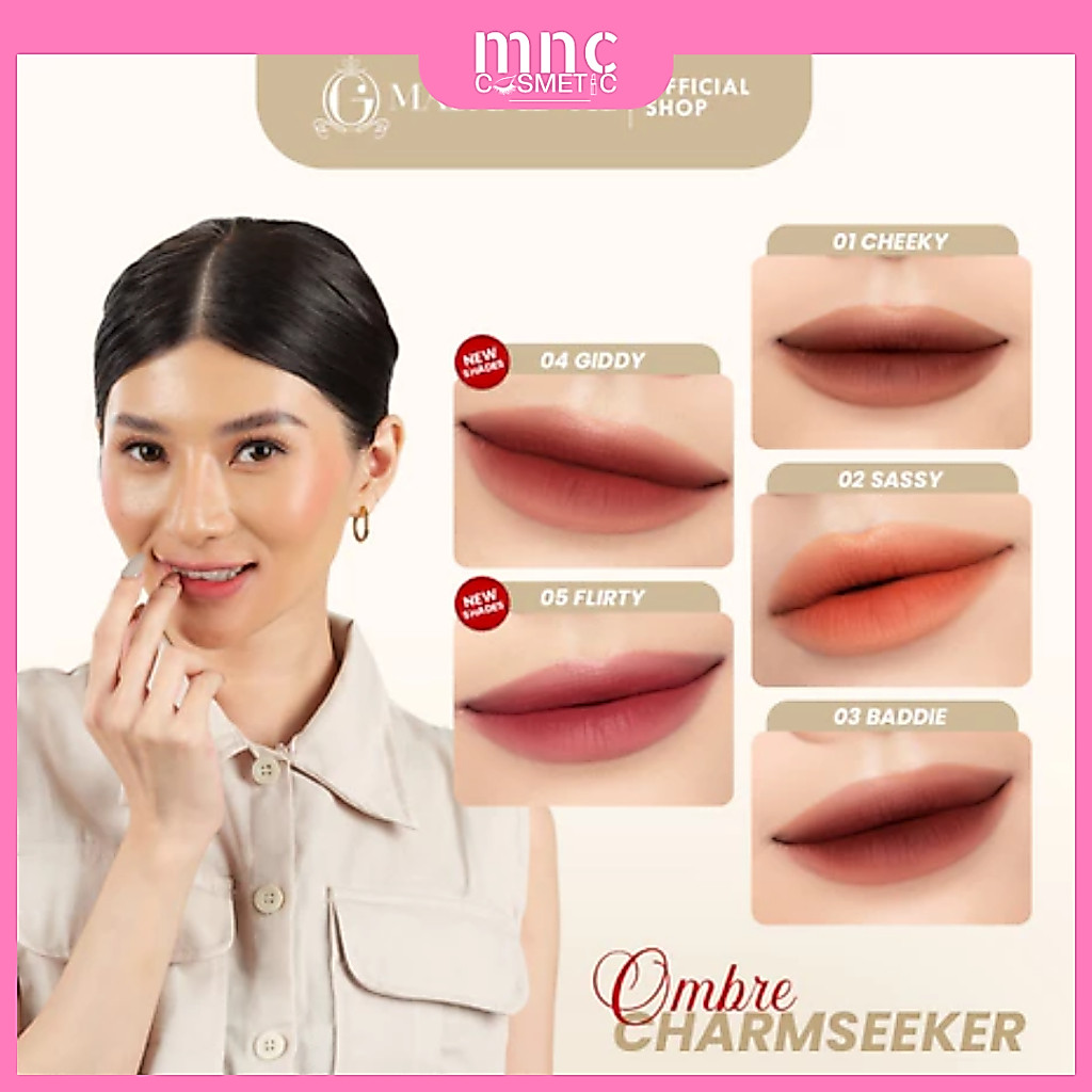 MADAME GIE - Charmseeker 2in1 Ombre - Make Up Lipstick Lip Matte Cream Soft Matte Finish Superstay