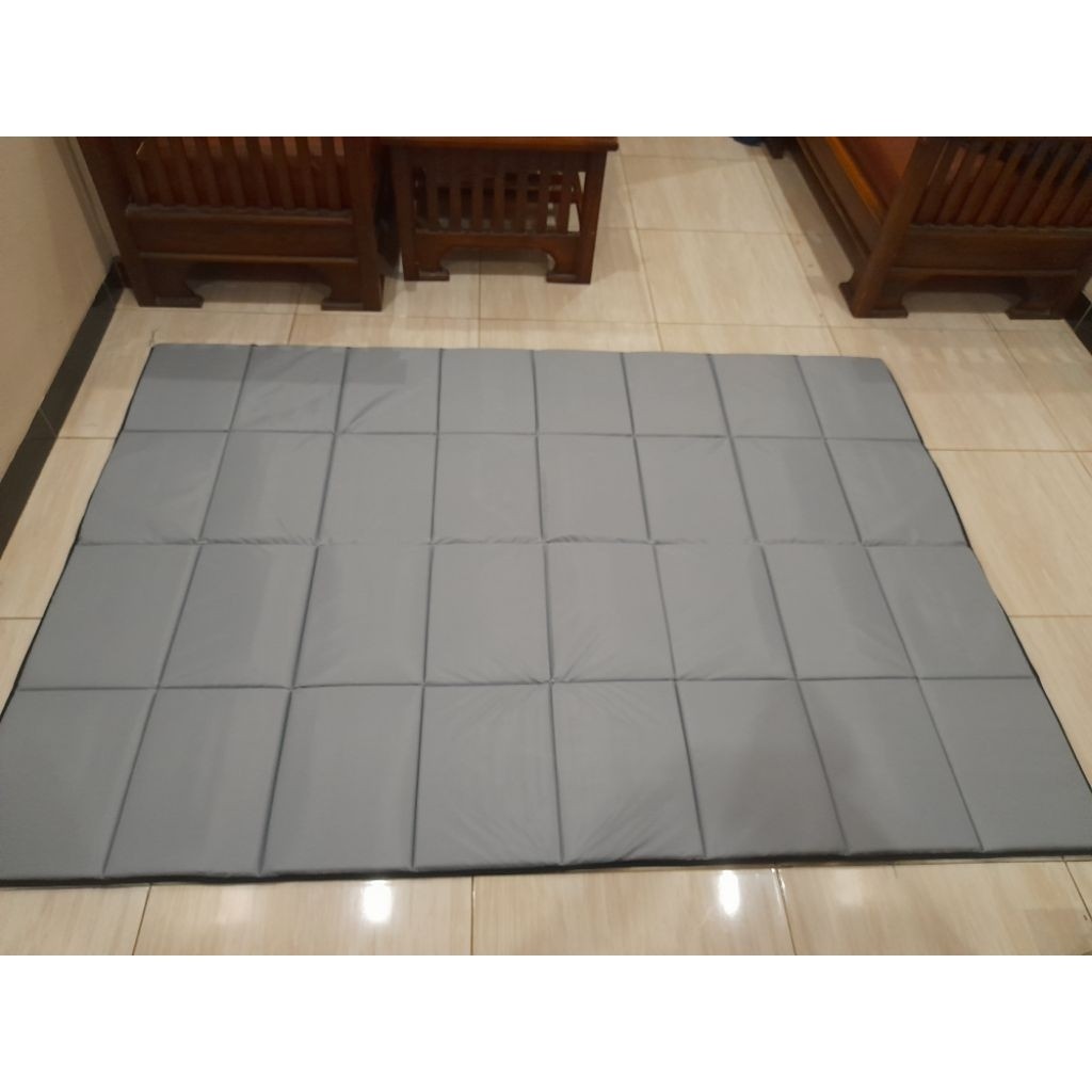 Karpet Busa Polos Matras Karpet Lipat Tikar Lipat.
