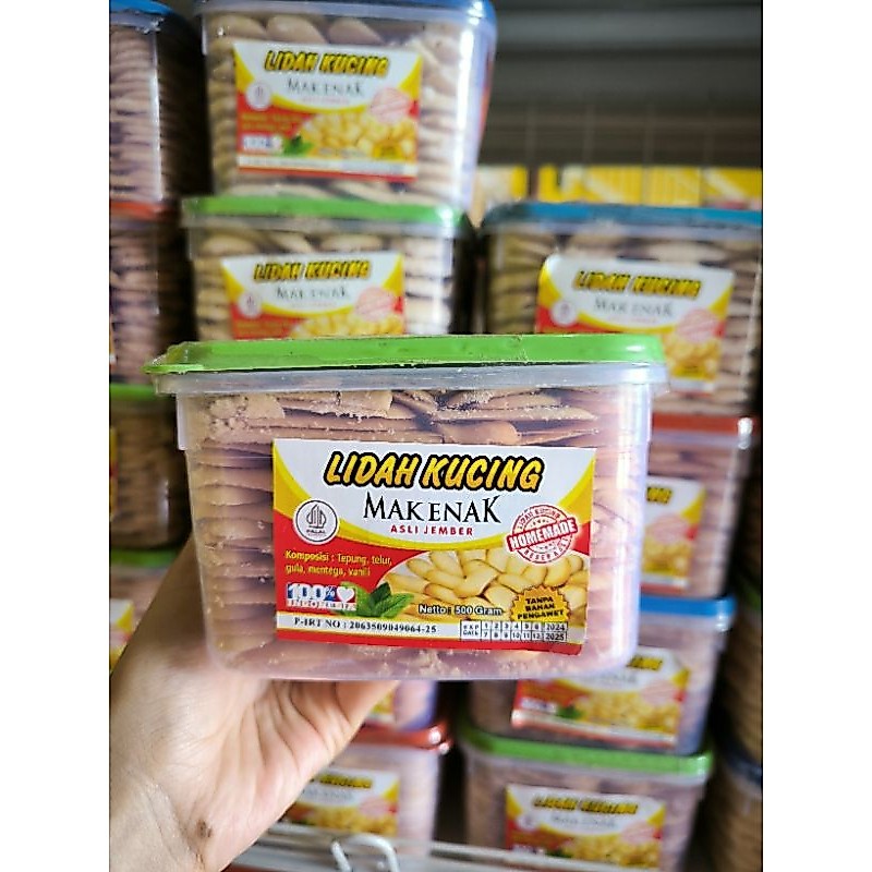 Lidah Kucing Mak Enak 500gr Jember