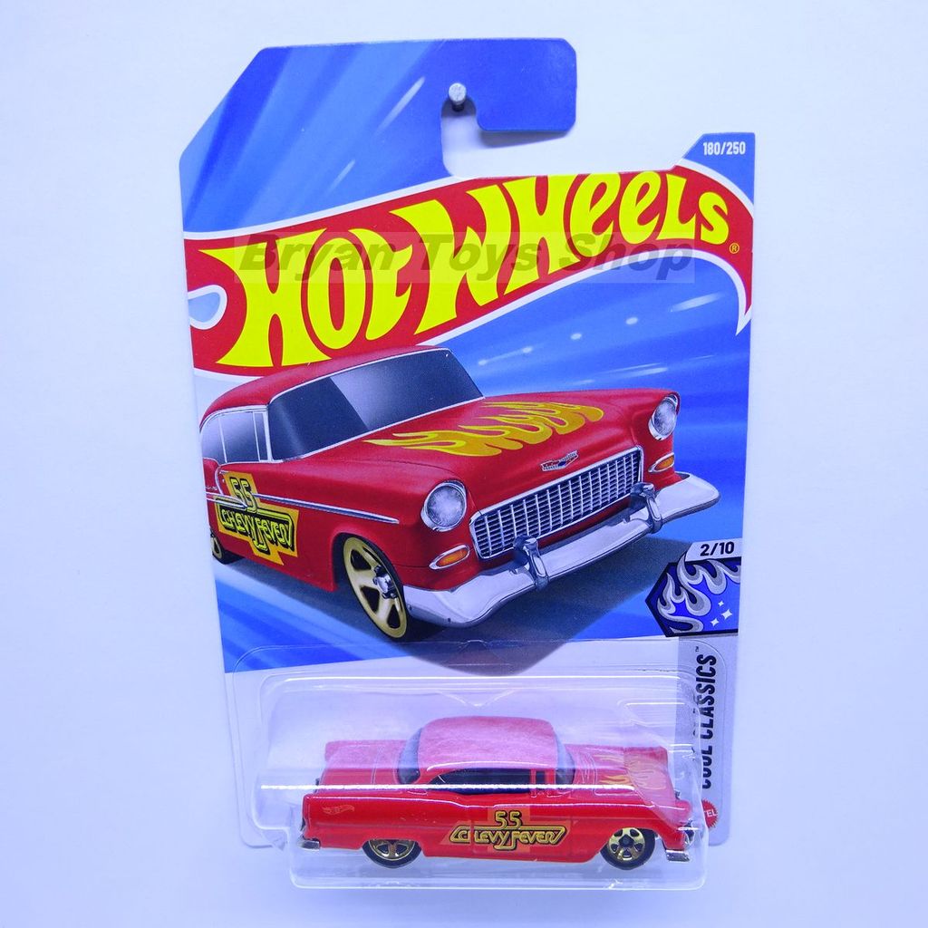 Hot Wheels 55 Chevy Merah Chevy Fever