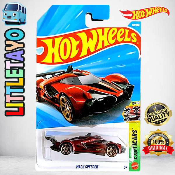 Hot Wheels Mach Speeder Merah Diecast Mobil Sport Car Balap