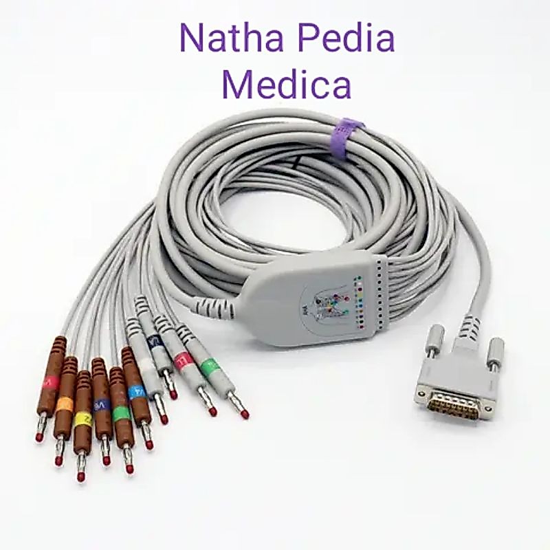 Kabel EKG ECG cable Bionet Schiller edan contec Nihon Kohden Mindray / Fukuda Denshi / Fukuda ME / G