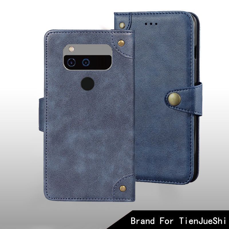 Cocok untuk Unihertz Jelly 3 Casing Ponsel Flip Casing Kulit Bisnis Unihertz Jelly 3 Casing Pelindun