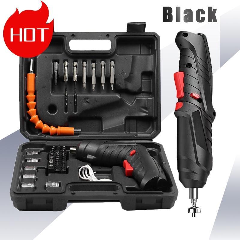 Obeng Listrik Tanpa Kabel 48 Pcs Multifungsi Bor Mini Isi Ulang Serbaguna