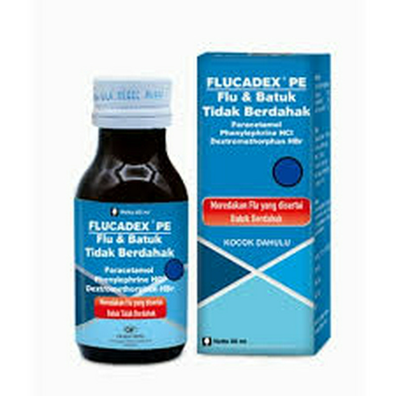 FLUCADEX PE FLU & BATUK BERDAHAK SIRUP 1 BOTOL @ 60 ML