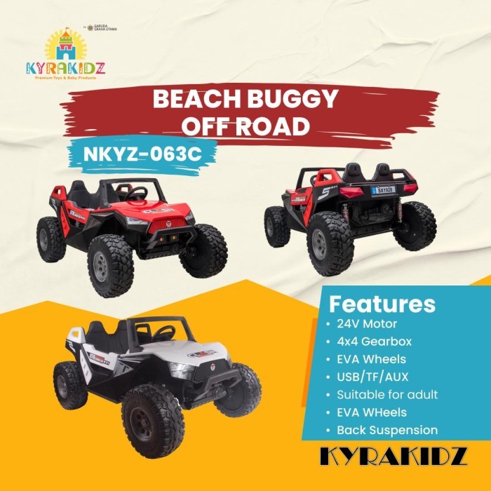 MAINAN ANAK MOBIL AKI JEEP BUGGY CLASH JUMBO