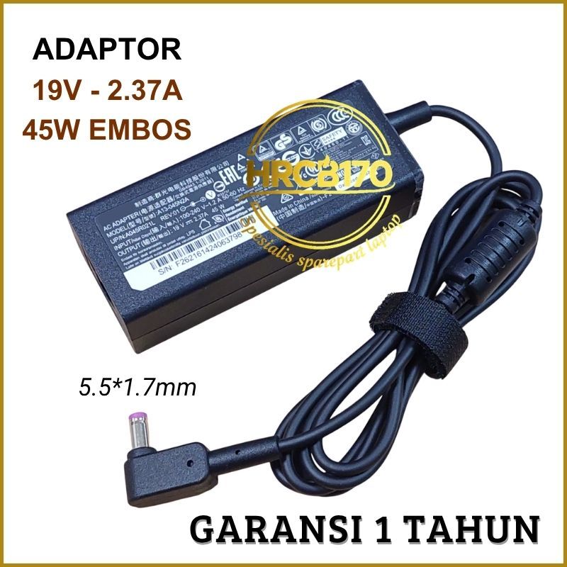 Adaptor Charger Acer Aspire 3 A314-32 A314-32-C3X0 45W -HRCB