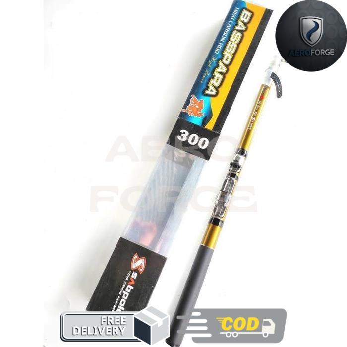 Joran Tegek Kolong Sabpolo Basspara 180 s/d 540 Carbon Kuat - 450