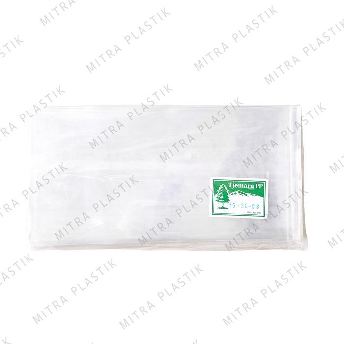 Promo Plastik PP Tebal 08 15x30 17x30 23x35 23x40 Kantong Bening Keripik - 15x30 Terlaris