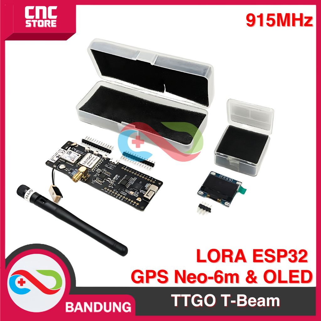 LILYGO TTGO T-Beam LORA ESP32 433MHz 915MHz GPS Neo-6m OLED-915MHz