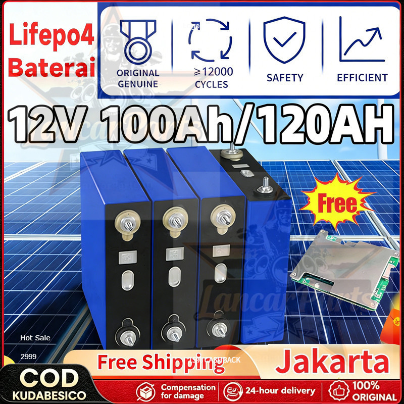 120ah/100AH Lifepo4 cod 100% baterai baru 2026 CATL/BYD Battery Lifepo4 12v 120ah/100AH Battery Life