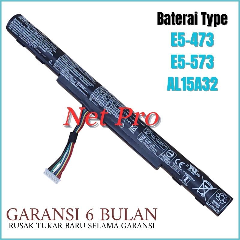 Baterai Acer Aspire ES 14 ES1-420 ES1-420-39RS ES1-421 E5-422G AL15A32 -NPRO