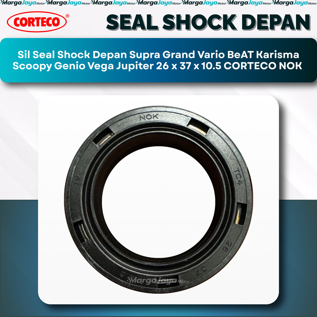 Sil Seal Shock CORTECO NOK Grand Supra Vario Beat 26 x 37 x 10.5