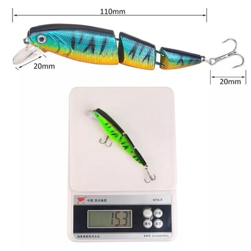 Umpan Pancing minnow floating realistis minnow lure mancing dengan umpan buatan