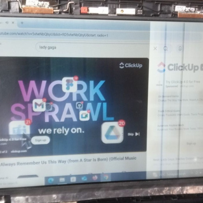 LCD LED Slim 14 inch PIN 30 .. Minus