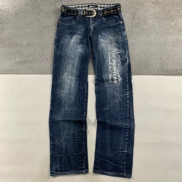 NV-103 Wild life Y2k jeans Pants   Size 32 Lebar pinggang 84cm Lebar paha 54cm Panjang 107cm Open le