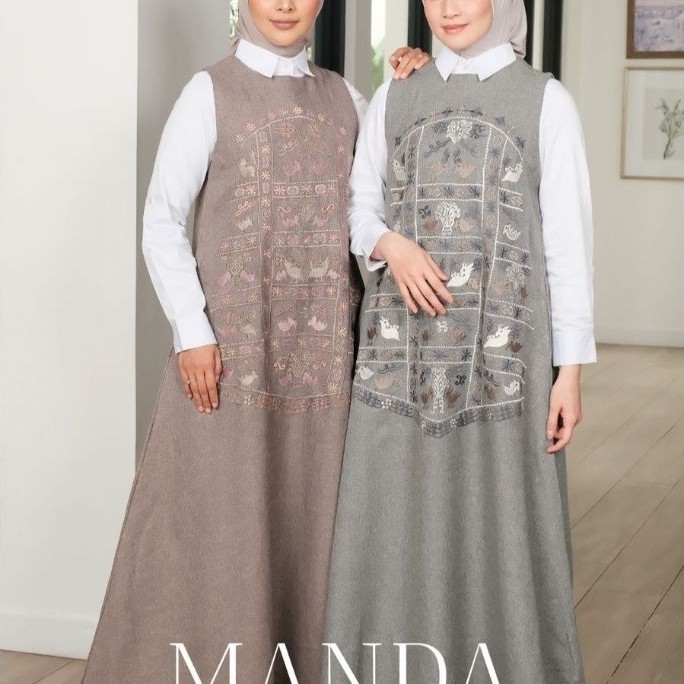 Manda Set Dress by Aneuku Gallery | gamis | outer dress | inner kemeja