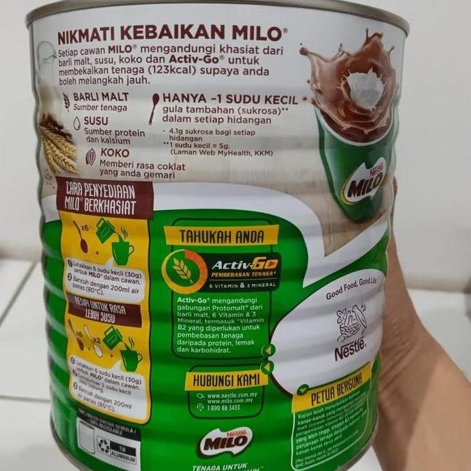 Cod,Sajabisa- Milo Kaleng 1.4 Kg - 1400Gr Malaysia